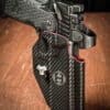 Carbon fiber black/ Blood red - Hammer Armament Inc