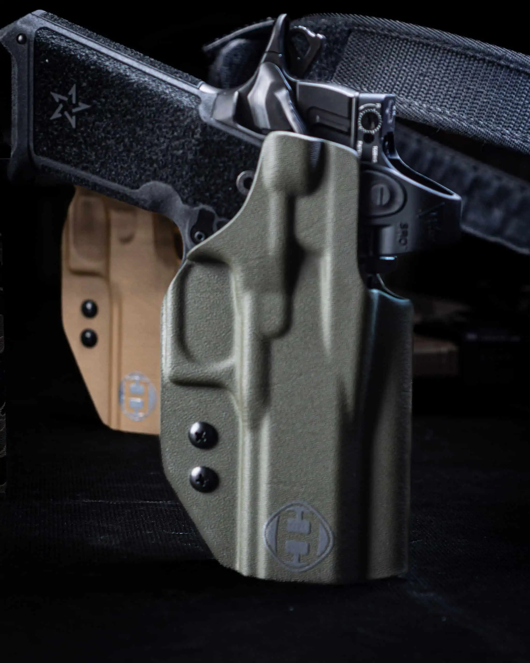STACCATO HD P4 HOLSTER IN OD GREEN - Hammer Armament Inc OWB STACCATO P4 HOLSTER- OD GREEN